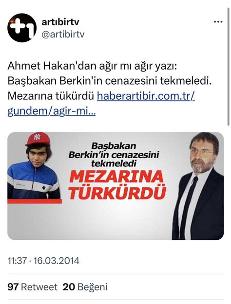 Murad Çobanoğlu on Twitter Ahmet Hakan eski bir yazısında bu