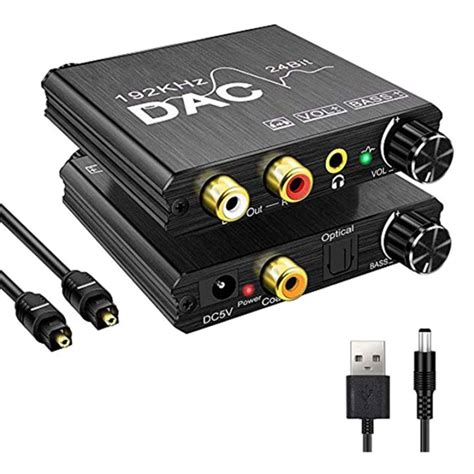 Khz Digital To Analog Audio Converter With Bass And Volume