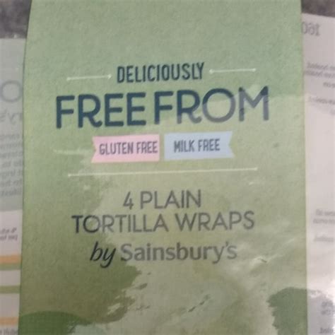 Sainsburys Free From Plain Tortilla Wraps Review Abillion