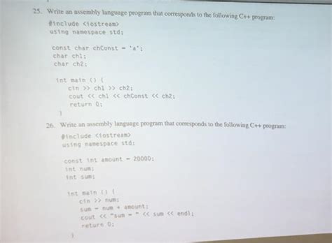 Solved Write An Assembly Language Program Th Solutioninn