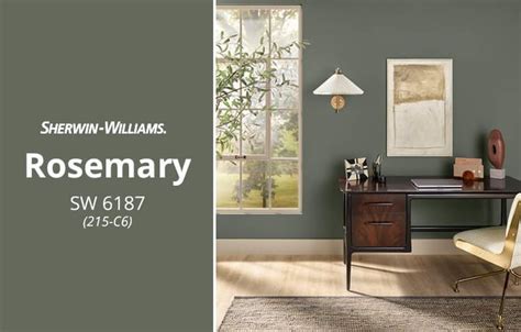 Rosemary SW 6187 Green Paint Color Sherwin Williams Sherwin