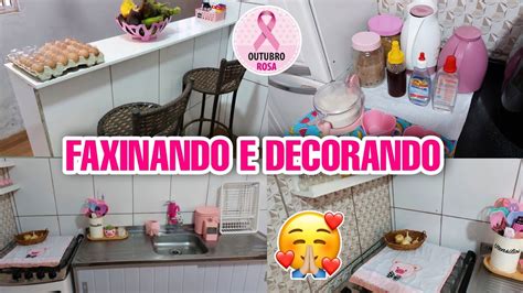 Faxina E Organiza O Na Cozinhatudo Rosa Amo Muito Deixei Tudo