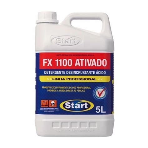 Detergente Ativado 5l Start Fx1100 Autom Papel Plástico Cia