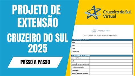 Projeto De Intervenção Cruzeiro Do Sul - PROJETO DE EXTENSÃO CRUZEIRO DO SUL 2025 - MODELO EXCLUSIVO NA ...