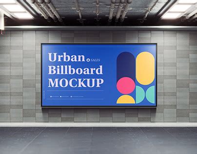 Subway Billboard Mockup Projects Photos Videos Logos