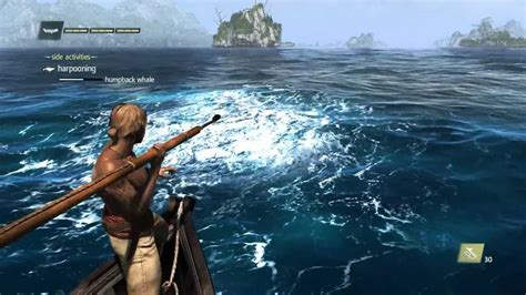 Assassin S Creed IV Black Flag Hunting Humpback Whale And Raiding Some