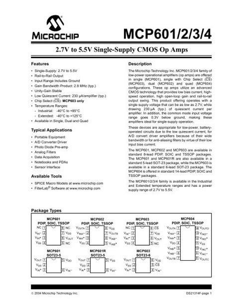 Data Sheet Microchip