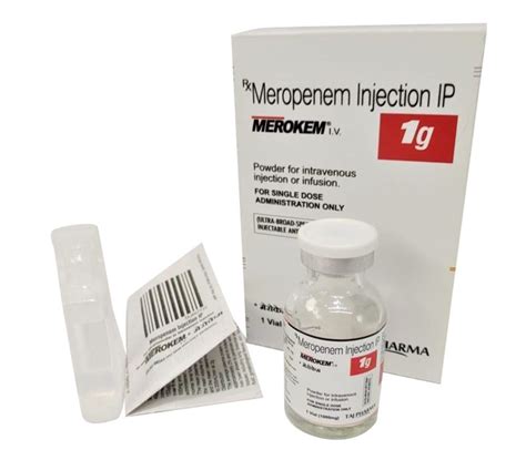 Meropenam Meronem G Injection For Iv Use Only At Rs Piece In New