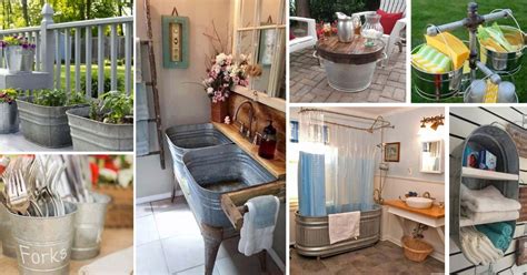 Fantastic Reused And Repurposed Galvanized Tub And Bucket Ideas