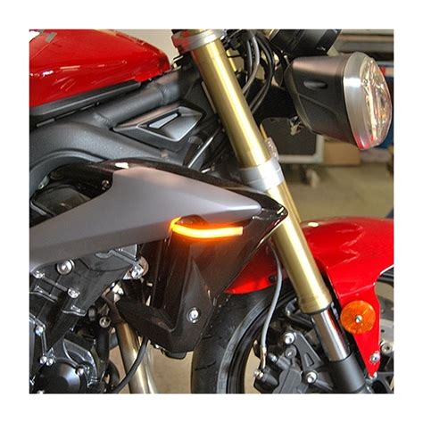 New Rage Cycles LED Front Turn Signals Triumph Street Triple R 2013