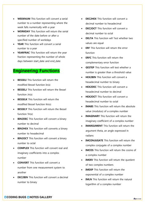 Solution Excel Formulas Cheatsheet Studypool