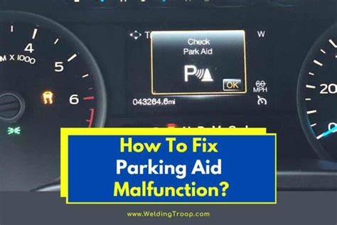 How To Fix Parking Aid Malfunction Helpful Tips