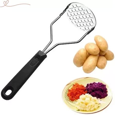 Amassador Espremedor De Batatas E Legumes Manual Aço Inox Mercadolivre