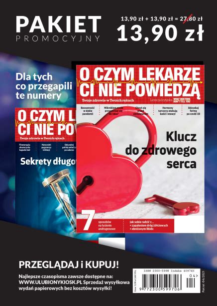 Pakiet O Czym Lekarze Ci Nie Powiedz Ulubiony Kiosk