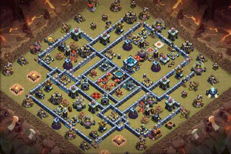 Most Powerful Th13 War Base For Anti 3 Star Clash Of Clans 2024