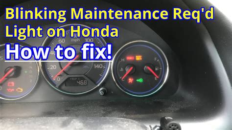 Honda Check Engine Light Blinking Car Shaking