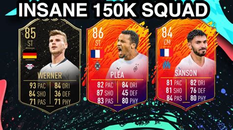 Insane K Hybrid Squad Builder Fifa Ft Werner Plea Sanson