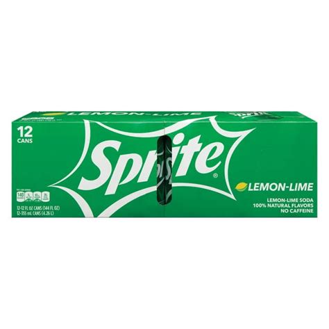 Lemon Lime Soda, 12 Pack Soad Cans, 12 fl oz - Walmart.com