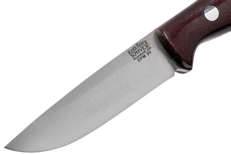 Bark River Bravo Edc Cpm V Rampless Burgundy Canvas Micarta Bushcraft