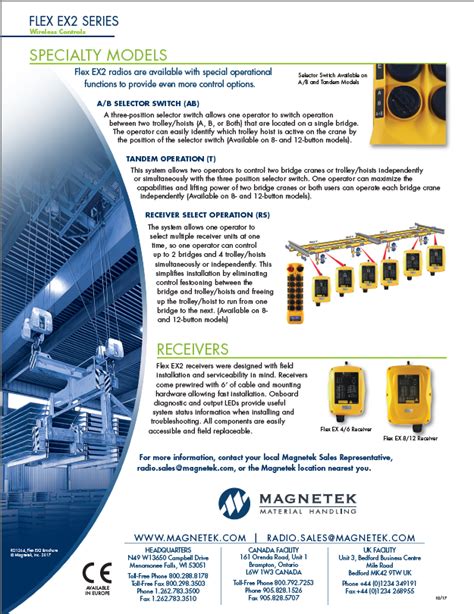 MAGNETEK FLEX EX2 RADIO REMOTE SPARE TRANSMITTER FLEX 6EX2 TX EBay