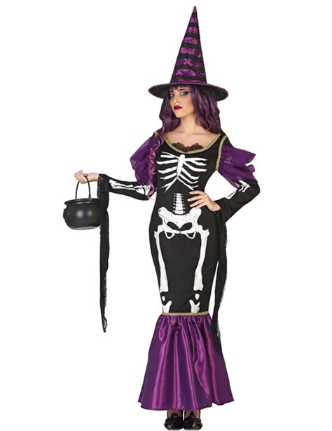 D Guisement Sorci Re Violette Squelette Femme Halloween Deguise Toi