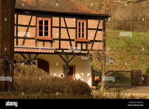 Das Wirtshaus Im Spessart In Der Abendsonne Stock Photo Alamy