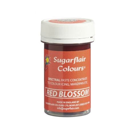 Red Blossom Food Colouring Sugarflair Spectral Paste Concentrate