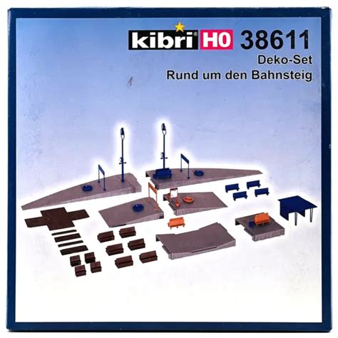 Kibri Ho Scale Deko Set Platform Accessories Model Kit Unused