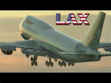 BRITISH Boeing 747 Sunset takeoff at Los Angeles (2001) | Boeing 747 ...