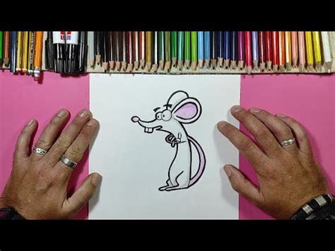 Como Dibujar Un Raton Paso A Paso How To Draw A Mouse