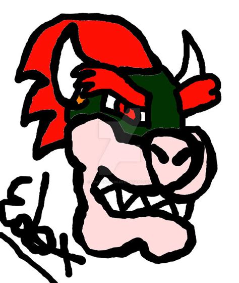 Bowser head by DragonLord0 on DeviantArt