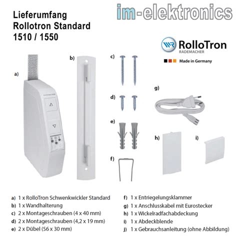 Uw Rademacher Rollotron Standard Minigurt Typ Uw