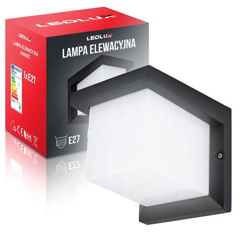 Lampa elewacyjna LED zewnętrzna kinkiet ogrodowy LX 9116 BLACK Cena