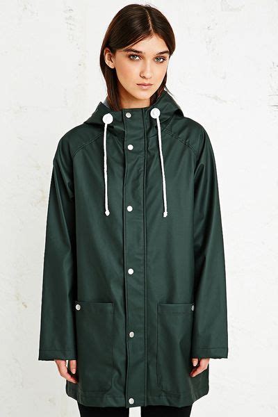 Bdg Fisherman Rain Jacket In Khaki In Green Khaki Lyst