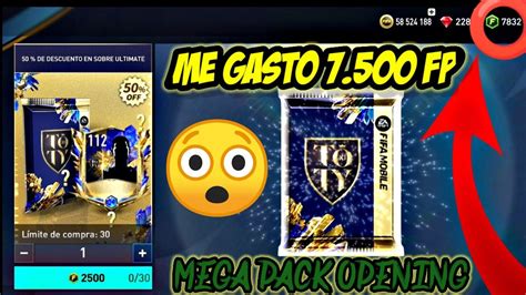 ME GASTO 7 500 FIFA POINTS EN BUSCA DE LOS UTOTY Mega Pack Opening