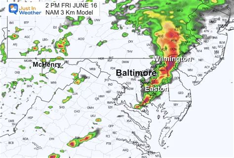 June 16 Slight Risk For Thunderstorms To Turn Severe - Just In Weather