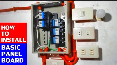 Paano Mag Install Ng Ilaw Outlet At Ground Wire Sa Panel Board Youtube