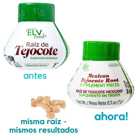 Elv Alipotec Raiz De Tejocote Root Supplement Elv Root Day Supply