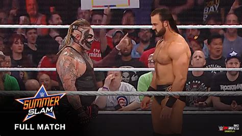 Drew Mcintyre Vs The Fiend Bray Wyatt Aug 1 2020 YouTube