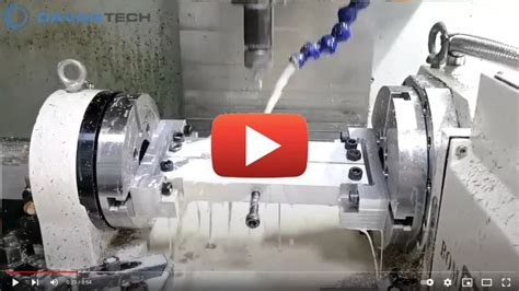 Milling on a 4-axis CNC machine - Davantech