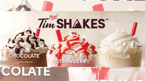 Tim Hortons Is Selling New Milkshakes In The Us Canadify