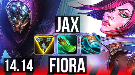 Jax Vs Fiora Top K Dmg Games Dominating Na