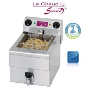 Friteuse professionnelle électrique 10 L à poser SOFRACA disponible sur