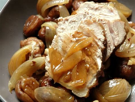 R Ti De Veau Aux Marrons Et Chalotes Recette De R Ti De Veau Aux