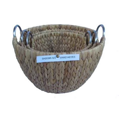 Water hyacinth basket