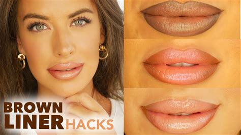 Who Loves Brown Lip Liner Make Up Hacks Youtube