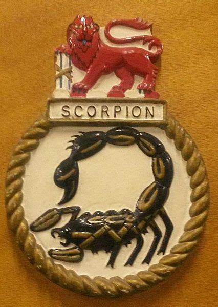 Arms Crest Of SAS Scorpion South African Navy Wapen Van SAS