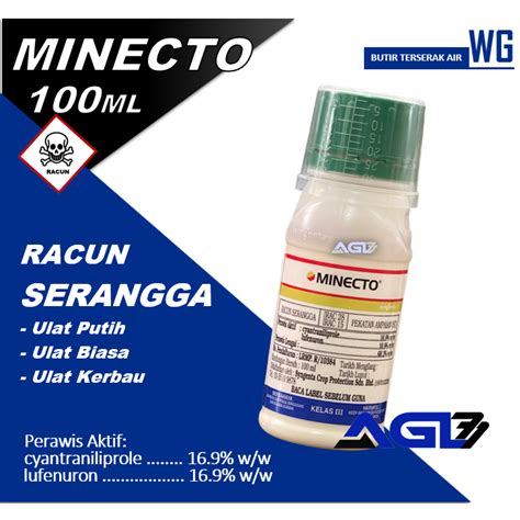 Minecto 100ml Racun Serangga Racun Ulat Gulung Daun Racun Ulat