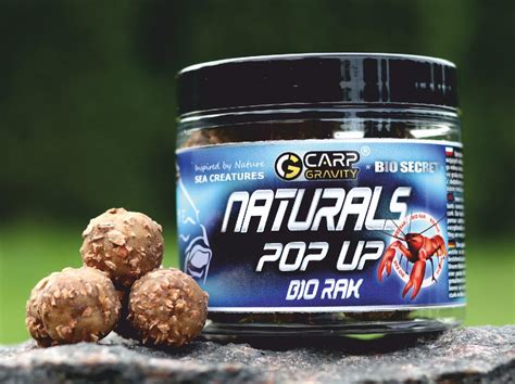 Kulki Pop Up Naturals Bio Rak Carp Gravity Mm Ngt Delphin