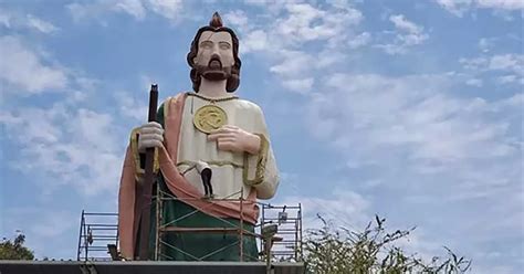 Sorprende San Judas Tadeo Gigante En Badiraguato Cuna Del Narco